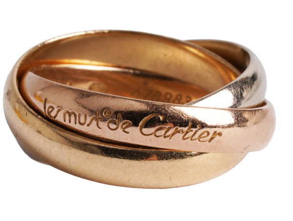 Cartier Trinity Ring 750 Gold Gr. 50 - Luxus aus Paris