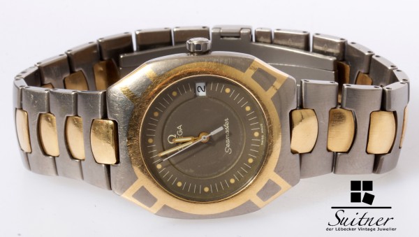 omega seamaster gold titan