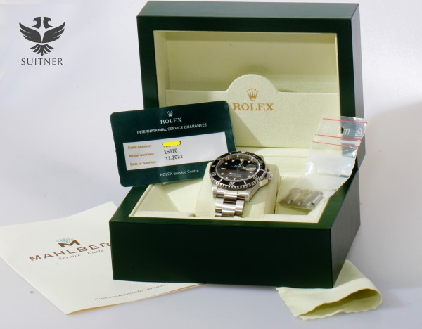 Rolex Submariner 16610T Stahl Y Serie aus 2002 / 2003 mit Revision 16610