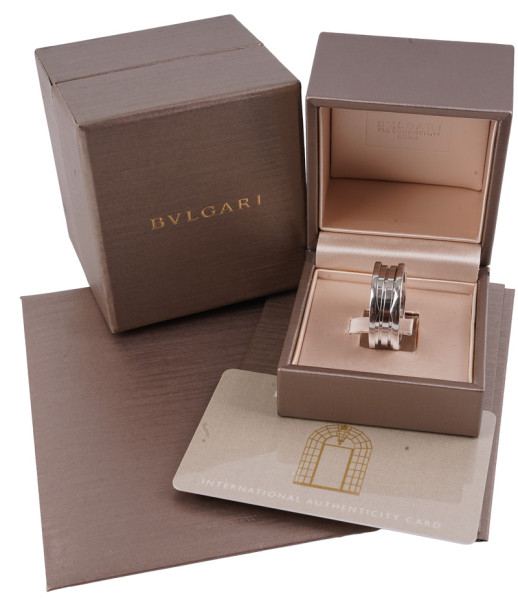 Bvlgari B Zero 1 in 750 Weißgold Größe 68 FullSet mit Box und Papieren