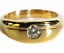 Bandring Brillant ca. 0,55 ct. Halbkaräter Solitär 750 Gold