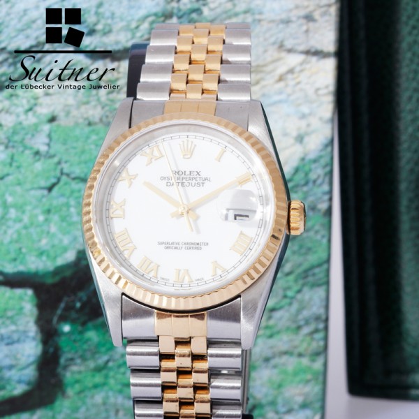 Rolex Datejust Ref 16233 BJ 2000 Fullset Jubilée