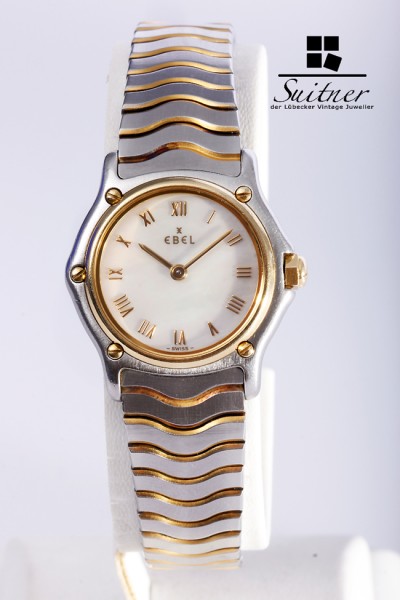 Ebel Classic Wave Damenuhr Perlmutt Ziffernblatt Ref. 1057901