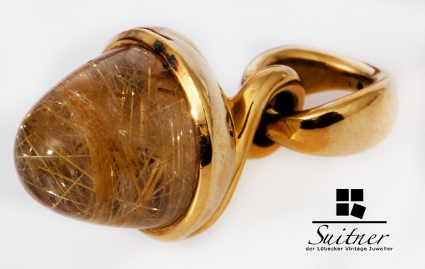 Tamara Comolli Mikado Bouquet Rutilquarz 750 Gold Nadelquarz