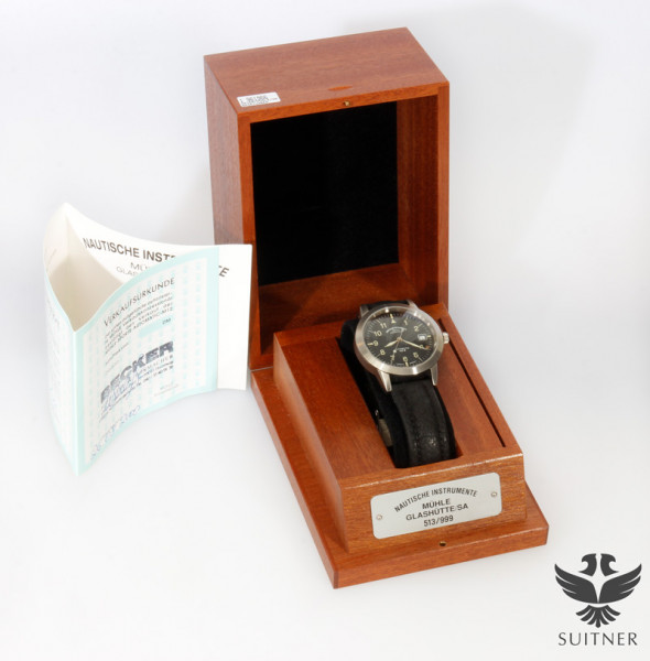 Mühle Glashütte Automatic-M12 M1-26-10 - Edelstahl, Lederband