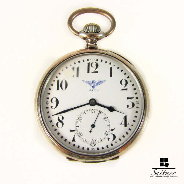 seltene Josef Müller Eisenbahner Uhr Dienstuhr Reichsbahn