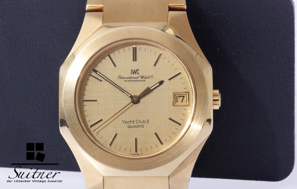 IWC Yacht Club II 750 Gold massiv Quarz Kaliber 2405 XL 181 Gramm