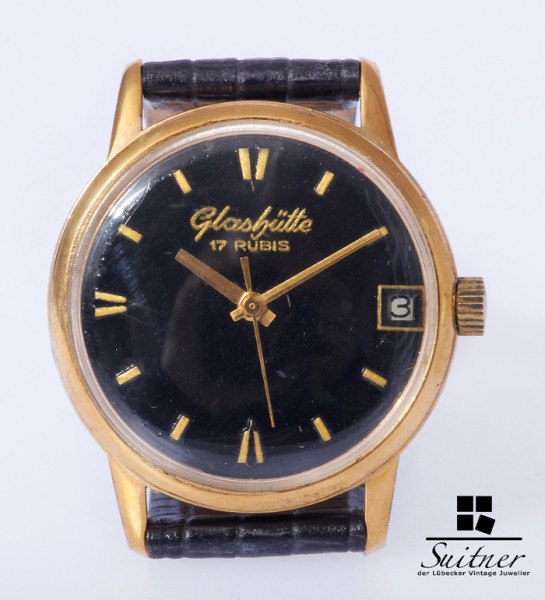 Glashütte GuB Herren Vintage Uhr Kaliber 69.1 Handaufzug gangfähig