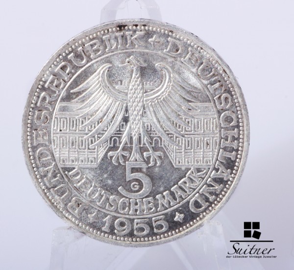 5 DM Ludwig Wilhelm Markgraf von Baden Prägestätte G / VZ