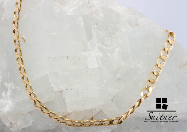 Flachpanzer Armband 375 Gold Länge 19 cm neuwertig Panzerarmband