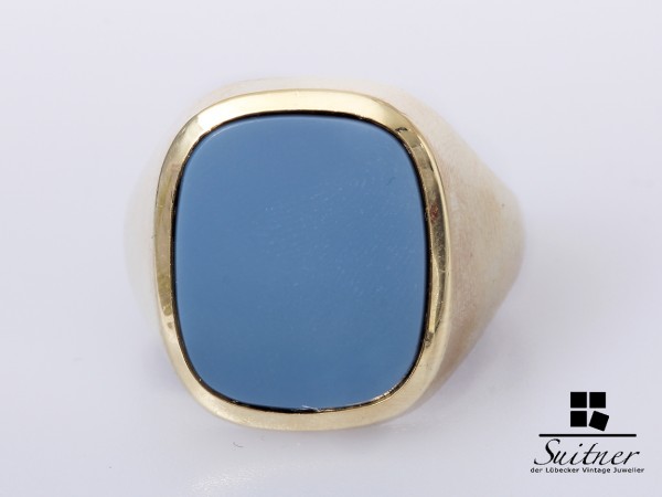 Siegelring Lagenstein 585 Gold Gelbgold Gr. 64