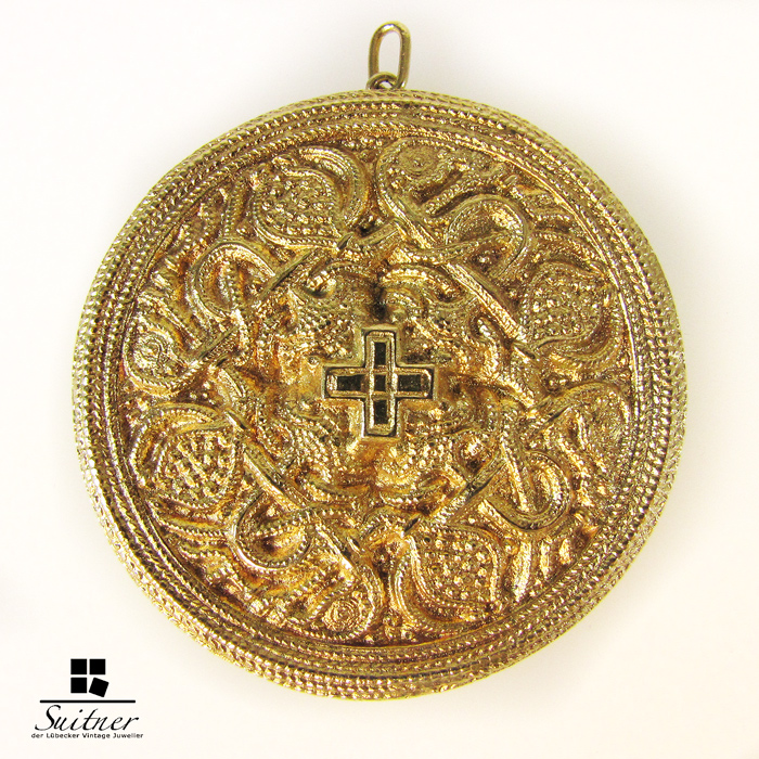 massiv Hiddensee Anhänger aus BRONZE Wikinger Anhänger aus dem Hiddenseeschatz 