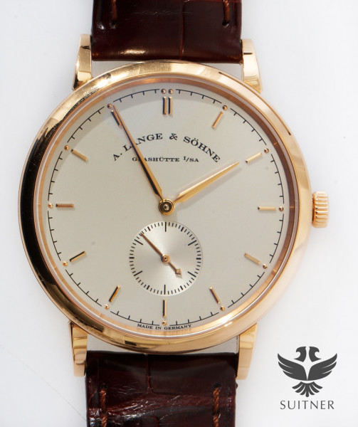 neue Lange & Söhne Saxonia - Rotgold - Original verpackt - 216.032 selten