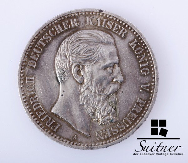 5 Mark 1888 Friedrich Kaiser von Preussen VZ A