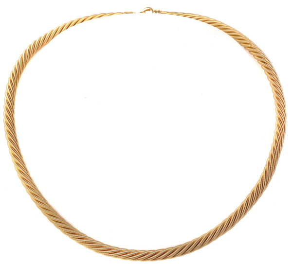 Wellendorff Collier PRINZESSE - der Klassiker aus 750 Gold mit 7 Strängen und Brillant