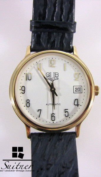 Glashütte/SA GUB Automatik Vintage Uhr Kal. ETA 2824-2 seltene Sammleruhr