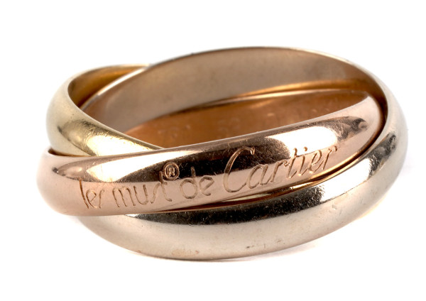 Cartier Trinity Ring 750 Gold RG53 - Luxus aus Paris