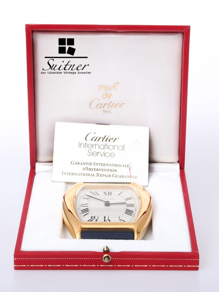 Cartier Tank Wecker Reisewecker mit Box