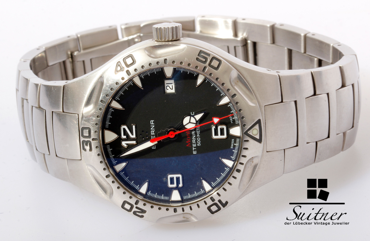 Eterna Monterey Herren Taucheruhr - Eterna-Matic 500m | Juwelier 