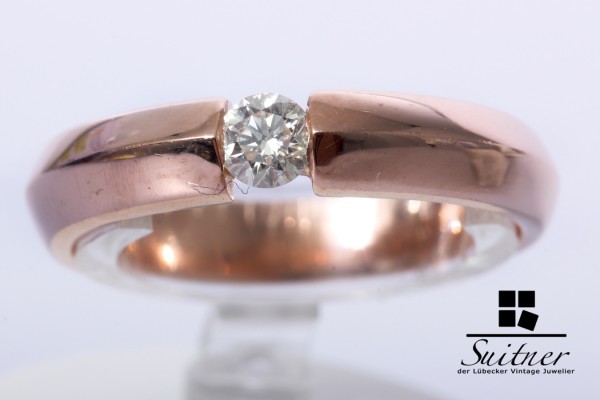 Spannring 0,20ct Brillant Ring aus 585 Roségold Gr. 56 Rosé Gold