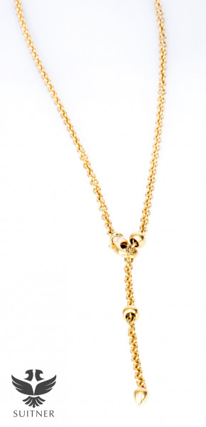 Bvlgari Catene Y-Collier aus 750 Gold / Gelbgold Halskette Bulgari 50cm