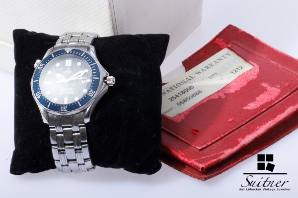 Omega Seamaster Professional blau 300m Ref. 25418000 Full Set