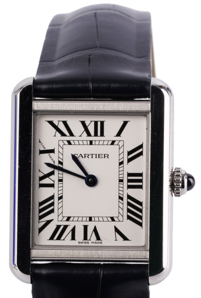 Cartier Tank Solo 31x24mm like new Ref. 3170 mit Faltschließe