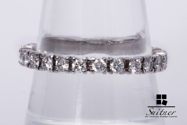 Memoire Memory Ring Weißgold 585 zus. ca. 1,25 ct.