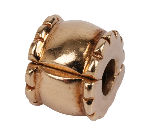 Pandora Beveled Clip Charm aus 585 Gold 750256