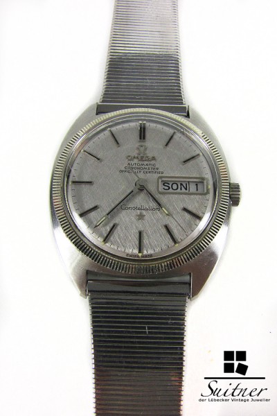 Omega Constellation Day Date Vintage 1969 Cal. 751 168.029 Automatik Weißgold Stahl