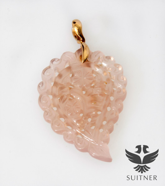 Tamara Comolli Anhänger India Leaf medium M 750 Roségold