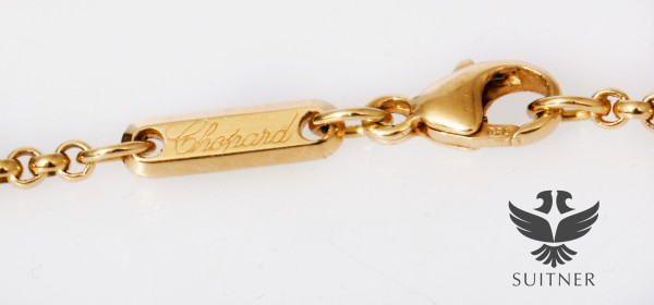 Chopard Kette 750 Gold mit 45cm Länge und höchster Qualität Luxus Marke
