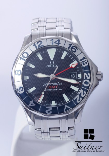 Omega Seamaster 50th Years GMT Automatik Ref. 2534.50.00 Stahl