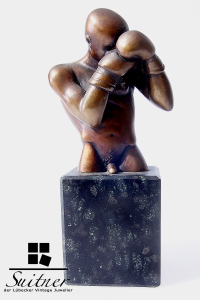 Bruno Bruni "Der Boxer" limitiert 480 Stück Bronze Statue