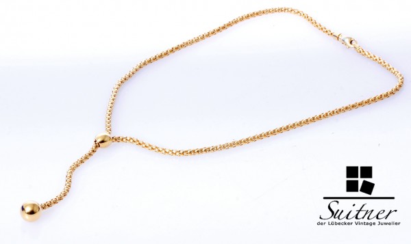 FOPE Y- Collier aus 750 Gold Luxus Kette der Superlative neuwertig