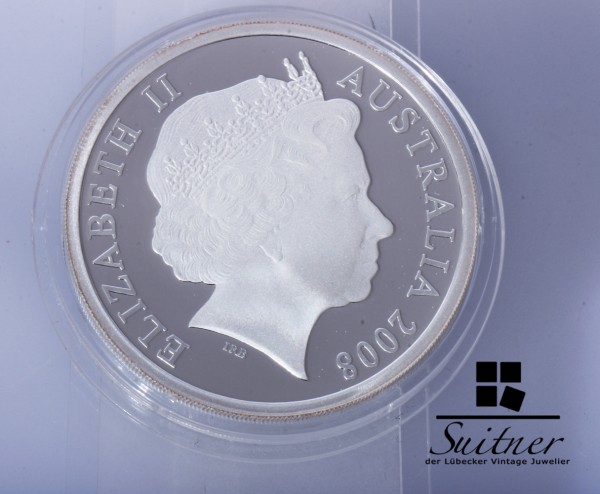 Australien 2008 Silber Auflage 4849 Examplare PP Silver Proof Aviation