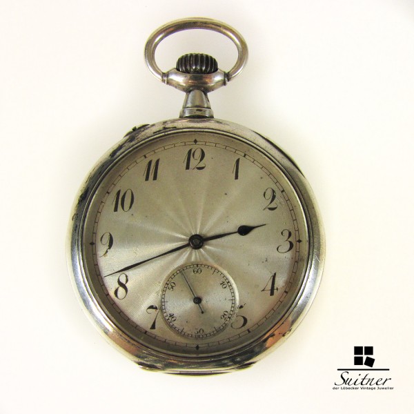 IWC Taschenuhr Mod. Deposé 800er Silber Kal. 52 ca. 1905
