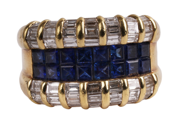 Unikat 3,40ct. Burma Saphir Diamant Ring 750 Gold Gr. 56 NP 28.000,- WILM Hamburg