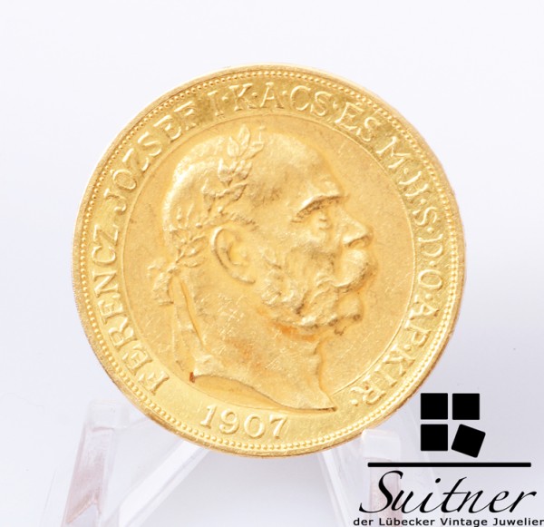 100 Korona Gold Franz Josef Krönungsjubiläum 1907