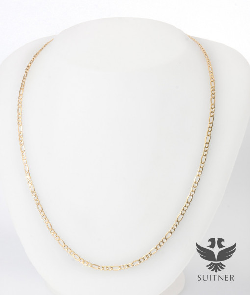 Halskette, 585er Gelbgold, Figarokette