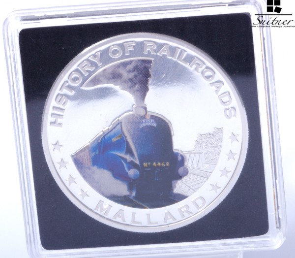 5 Dollars 2011 History of Railroads Mallard Silber