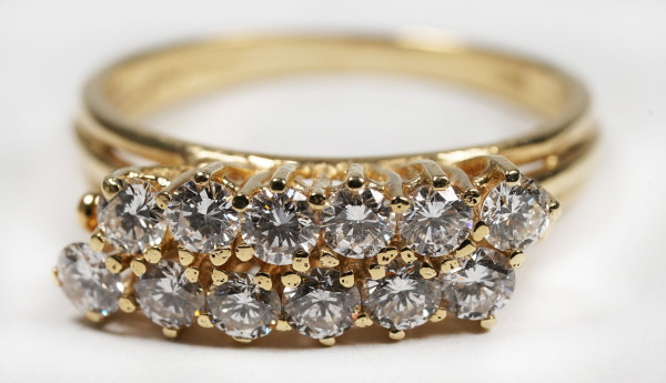 großartiger 1,20ct Brillant Ring aus 585 Gold Gr. 53 - Top Diamanten