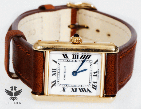 Cartier Tank Louis 750 Gold - frische Revision 2023 - 18k 28mm