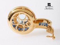 Vorschau: Buchwald Anhänger Blautopas Saphire 750 Gold HPB Frankfurt XL Vorschau: Buchwald Anhänger Blautopas Saphire 750 Gold HPB Frankfurt XL