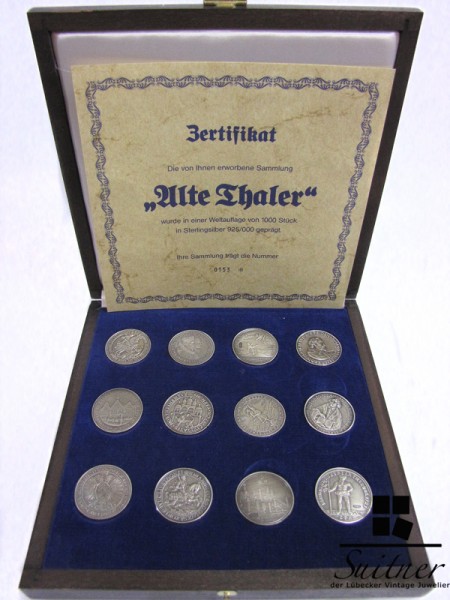 Sammlung Alte Thaler 925 Silber limitiert