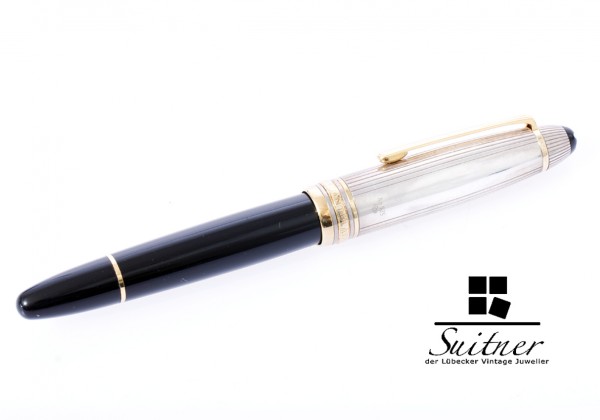 Montblanc Füller "Meisterstück 146 Doué" mit 925er Silberkappe