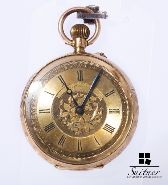 Frattorini & Sons Bradford Taschenuhr 750 18 kt Gold
