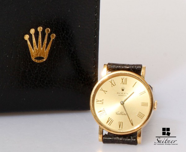 Rolex Cellini 750 Gold 5109 mit Box und Papiere Damen Medium Cal 1602