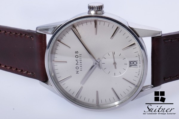 Nomos Zürich mit Datum - Ref. 802 Automatik Full Set Box Papiere
