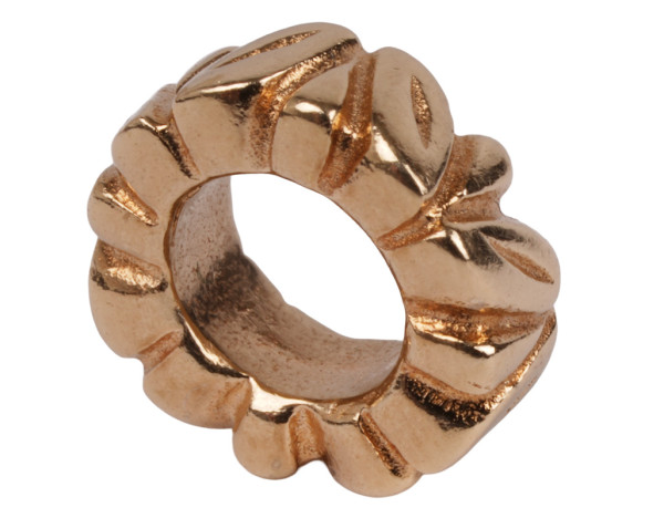 Pandora Leaf Spacer Charm aus 585 Gold 750241 selten